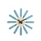 Blue Block Clock