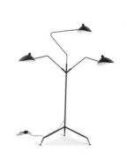 Serge Mouille Three-Arm Floor Lamp