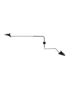 Serge Mouille Two-Arm Wall Sconce