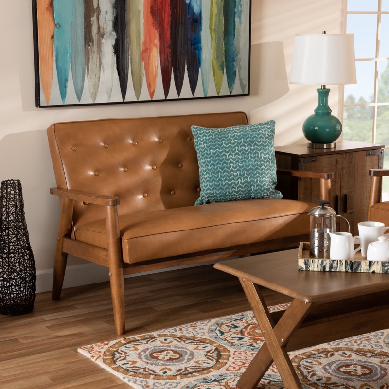 Add A Leather Love Seat To Your Living Space