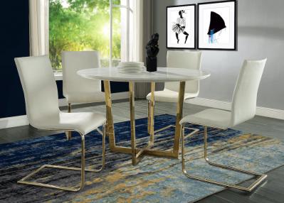 How To Style A Small Round Marble Dining Table